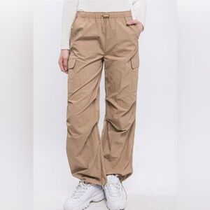 Stylish Women's Wide Leg Tan Pants